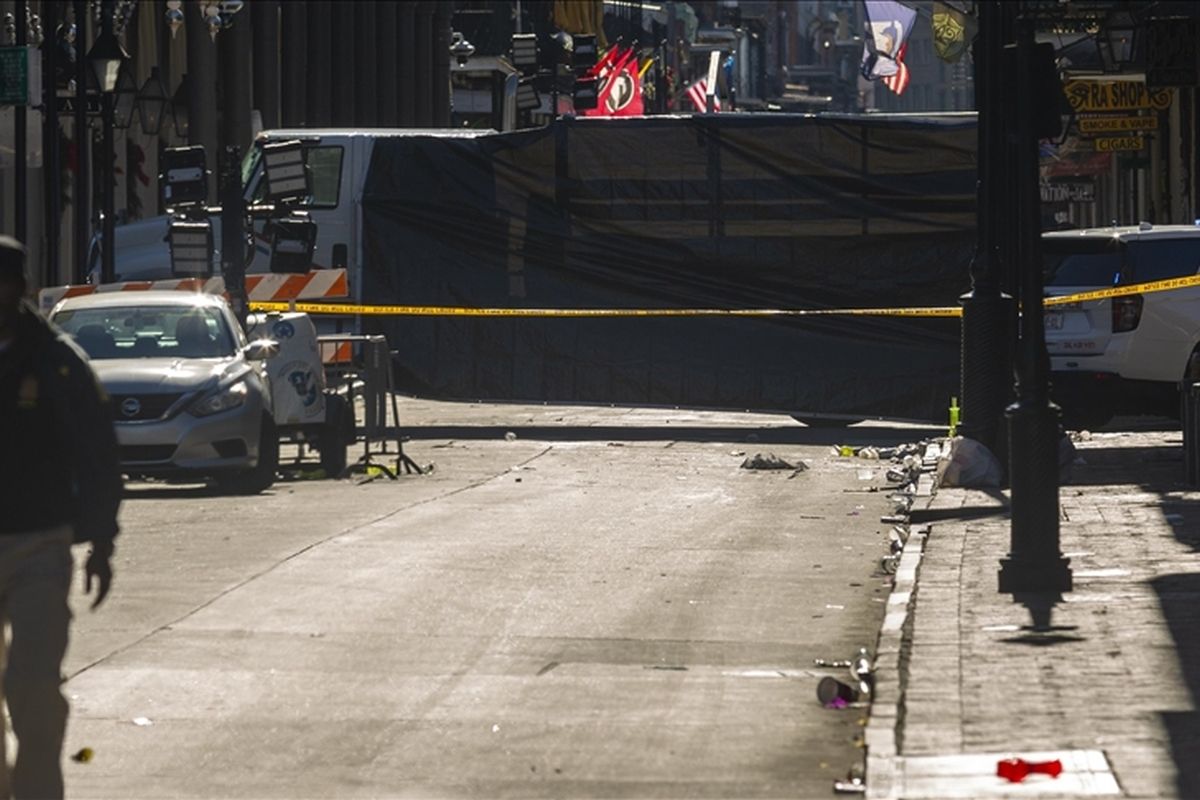 Korban tewas akibat serangan truk di New Orleans, Amerika, jadi 15