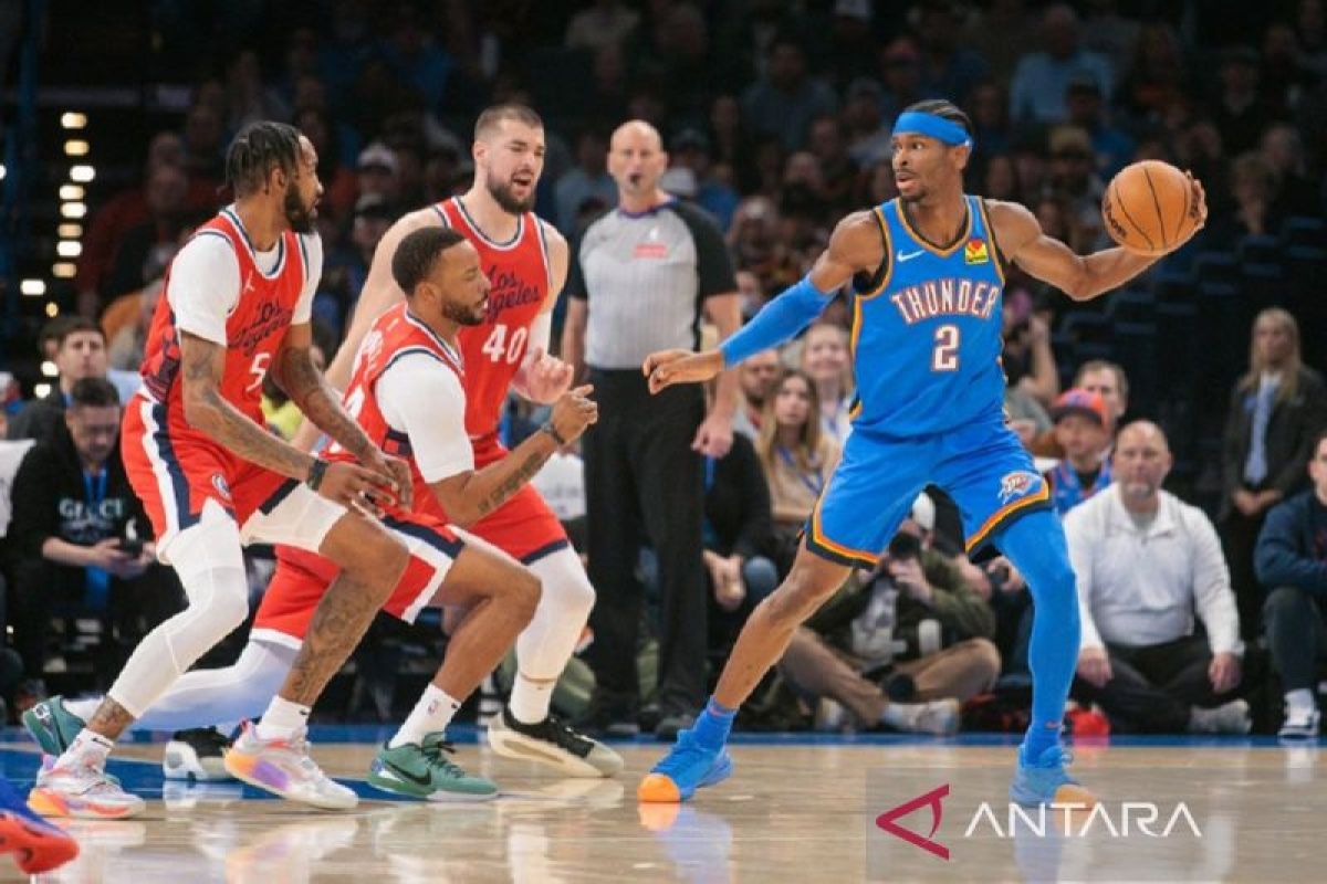 NBA: Bekuk Celtics, Thunder raih kemenangan ke-15 secara beruntun