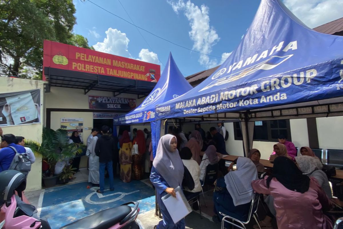 Polresta Tanjungpinang fasilitasi 4 tenda layanan SKCK bagi PPPK