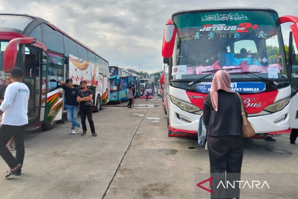 Terminal Amplas catat 3.663 penumpang  pada arus balik natal-tahun baru