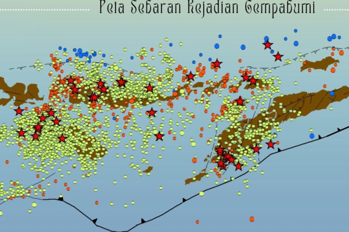 BMKG catat 4.025 gempa bumi di NTT