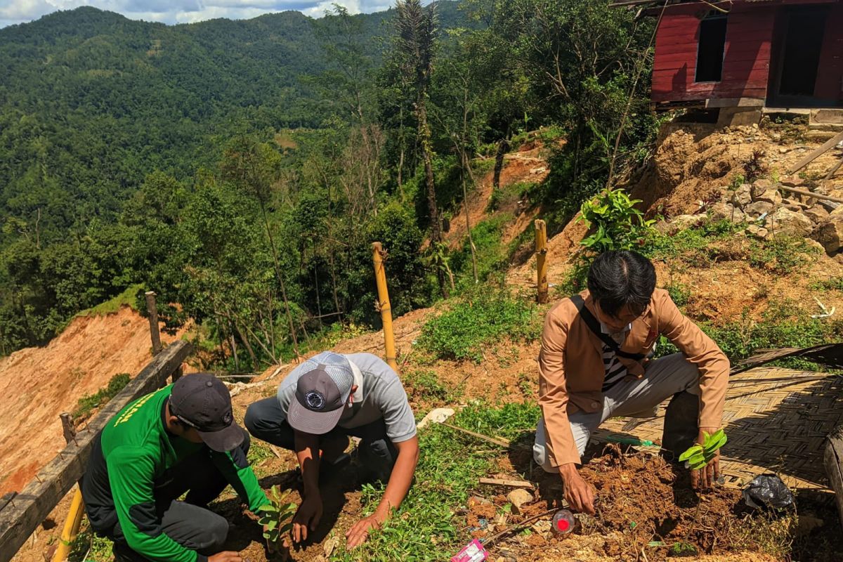 Mahasiswa Lebak lakukan reboisasi, tanam 1.000 pohon