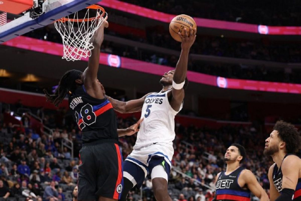 NBA: Anthony Edwards bantu Timberwolves kalahkan Clippers 108-106