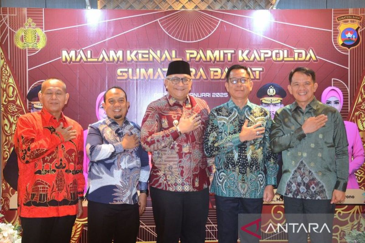 Kenal Pamit Kapolda Sumbar, Pj Wako Padang : Terima kasih Pak Suharyono, Selamat Datang Pak Gatot Tri Suryanta