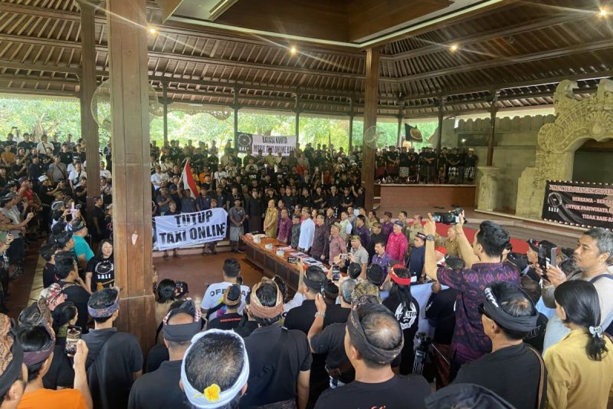 DPRD Bali janji sampaikan langsung aspirasi sopir konvensional ke polda