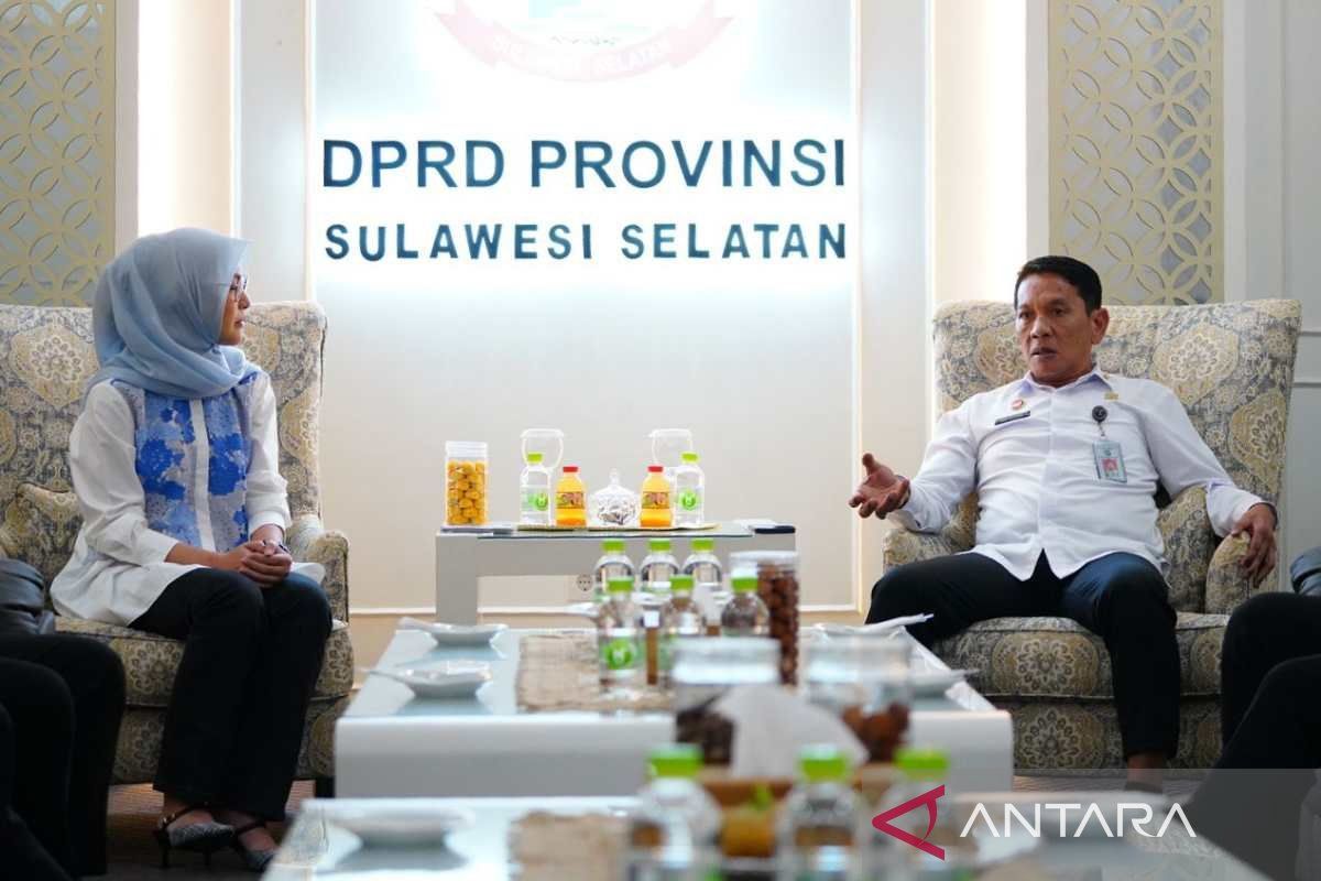 Kakanwil Kemenkum temui Ketua DPRD Sulsel bahas pembentukan ranperda