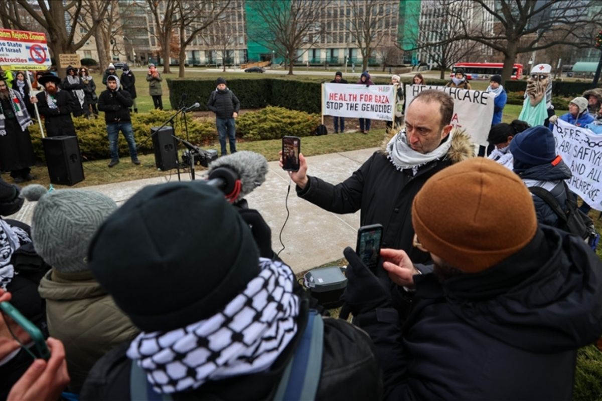 Demonstrasi di Kanada tuntut Israel bebaskan direktur RS Gaza