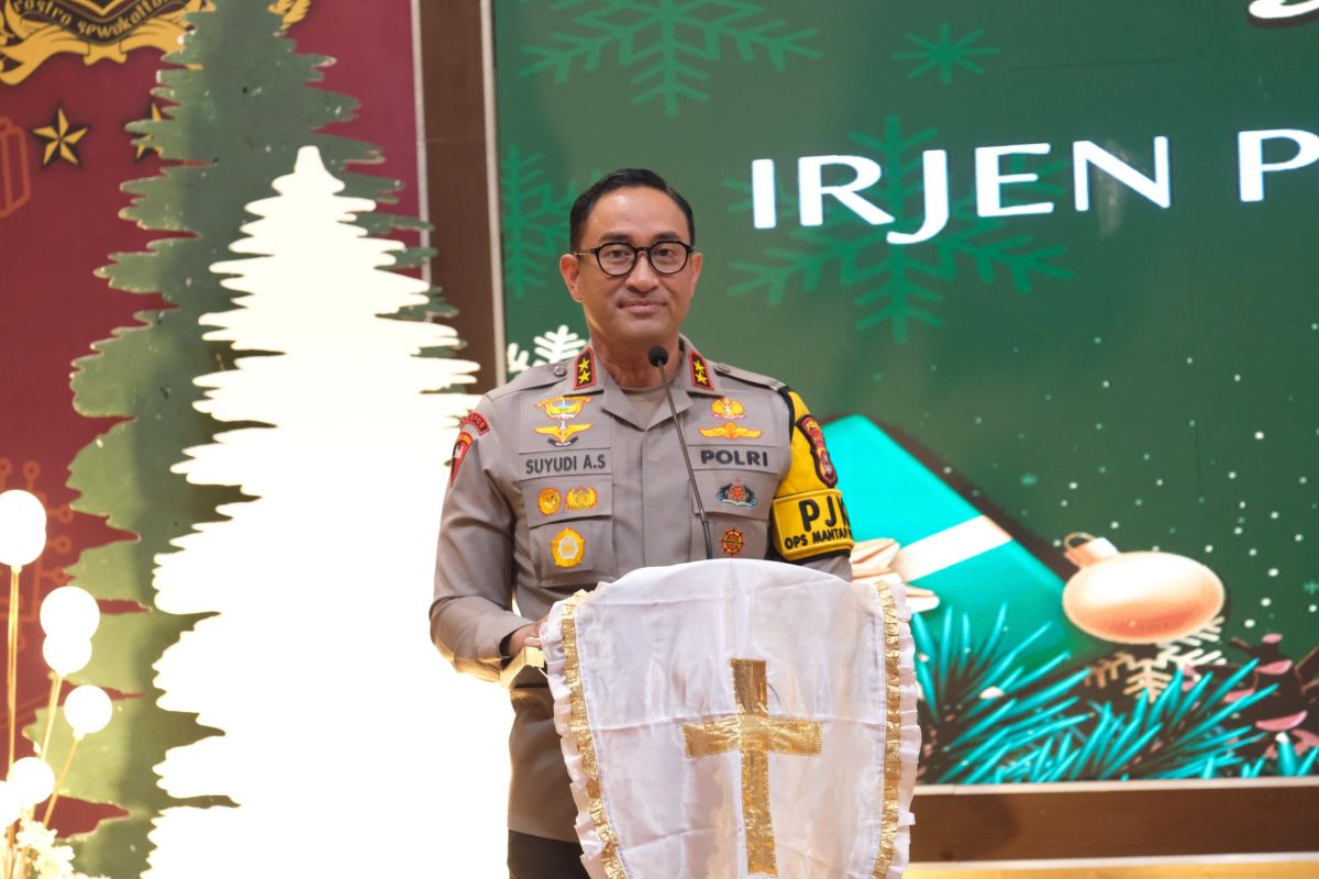 Kapolda Banten tekankan kebersamaan pada perayaan Natal Oikumene