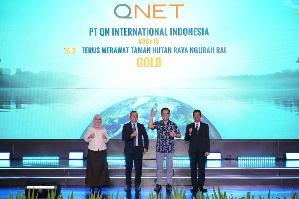 QNET raih Gold di ajang Indonesia SDGs Award 2024