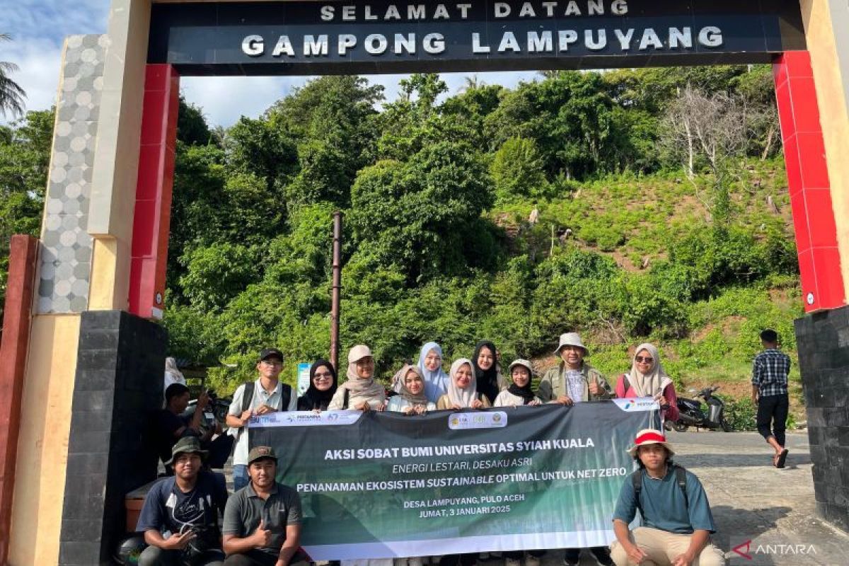 Sobat Bumi USK tanam 150 pohon, kolaborasi mahasiswa dengan masyarakat