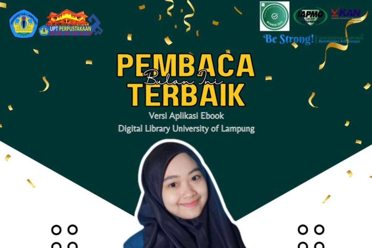 UPT Perpustakaan beri penghargaan Pembaca Terbaik Dan Teraktif Digital Library