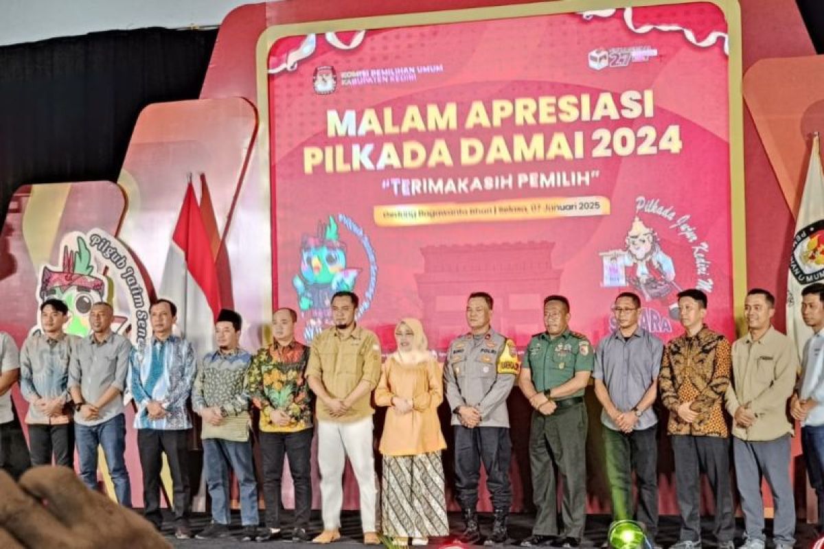 KPU Kabupaten Kediri apresiasi hasil capaian pemilih Pilkada 2024