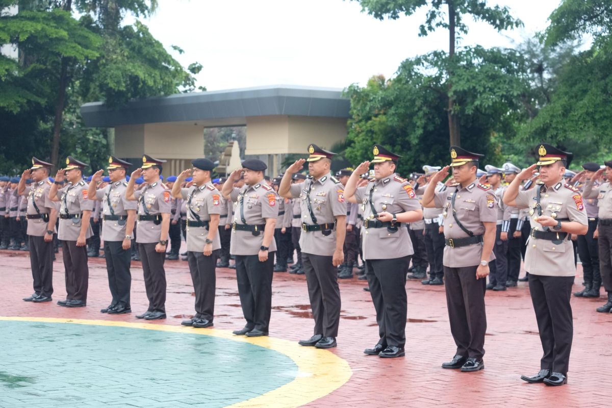 Kapolda Banten pimpin serah terima jabatan sejumlah pejabat utama