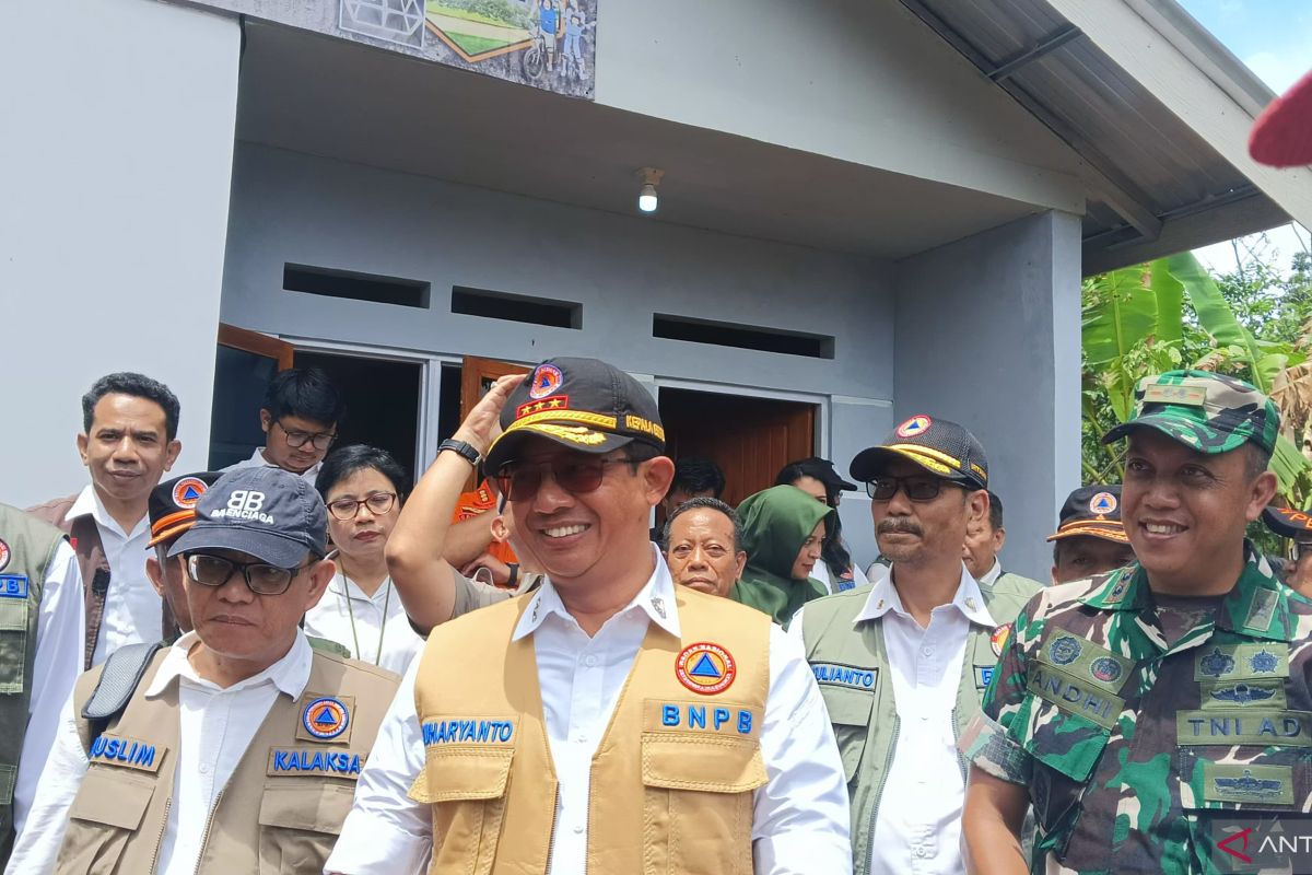 BNPB bangun hunian tetap untuk korban pergerakan tanah di Ciodeng Sukabumi