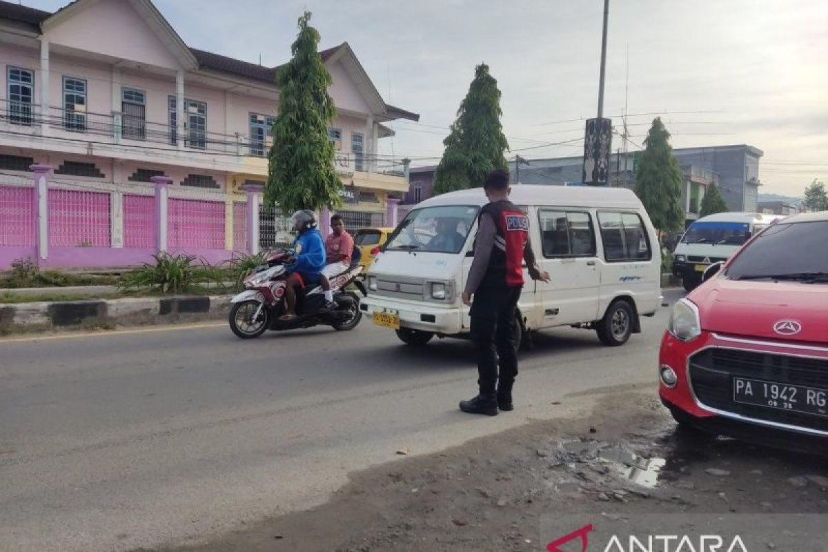 Polres Jayapura tingkatkan pengamanan lalu lintas awal tahun