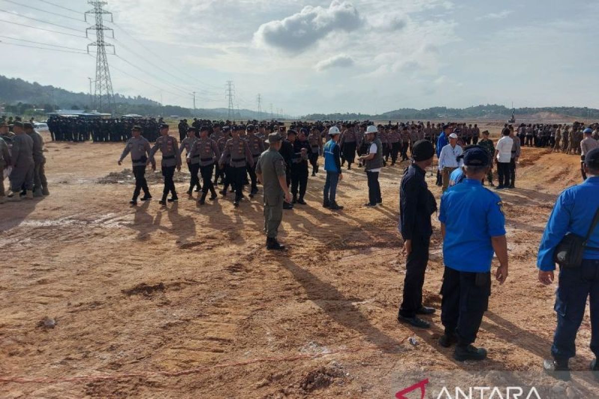 Pembongkaran pemukiman Tembesi, 1.445 personel tim terpadu dilibatkan