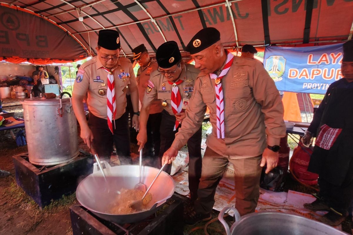 Pramuka Jatim edukasi makan bergizi gratis dan distribusikan 12.600 makanan