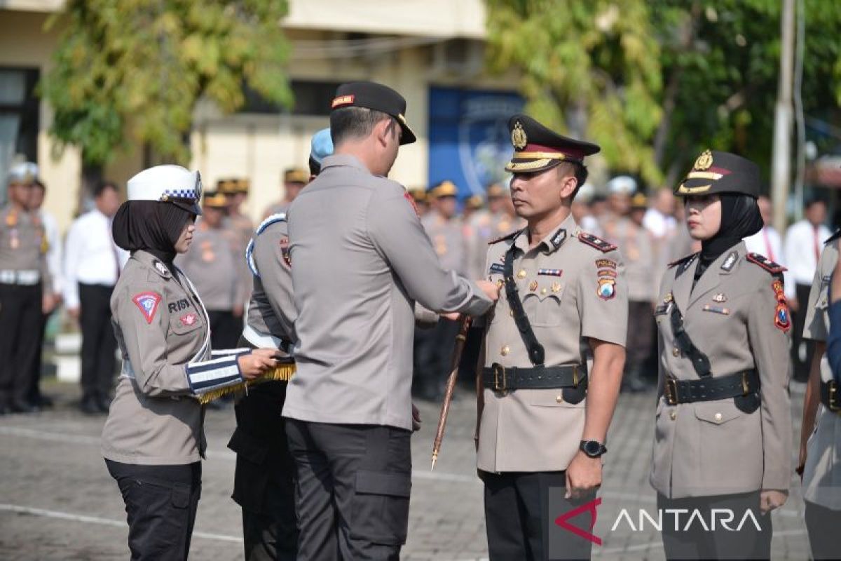 Tiga Perwira Menengah Polres Situbondo dimutasi