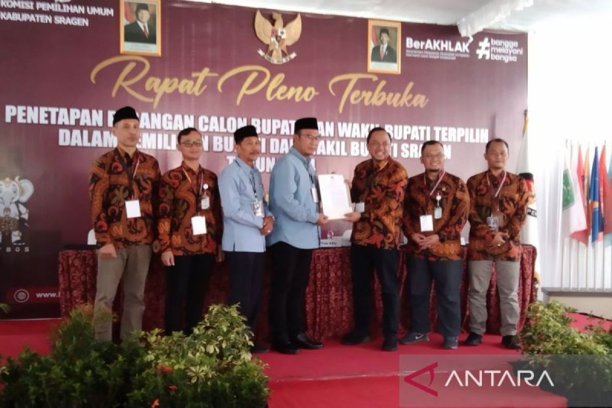 Bupati Terpilih Sragen janji rangkul lawan politik