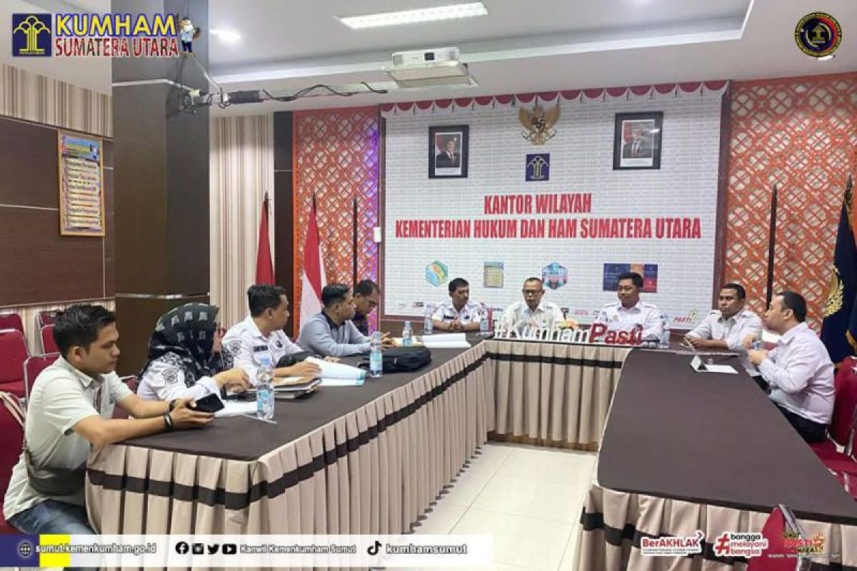 Kemenkumham Sumut fasilitasi konsultasi produk hukum Tanjungbalai