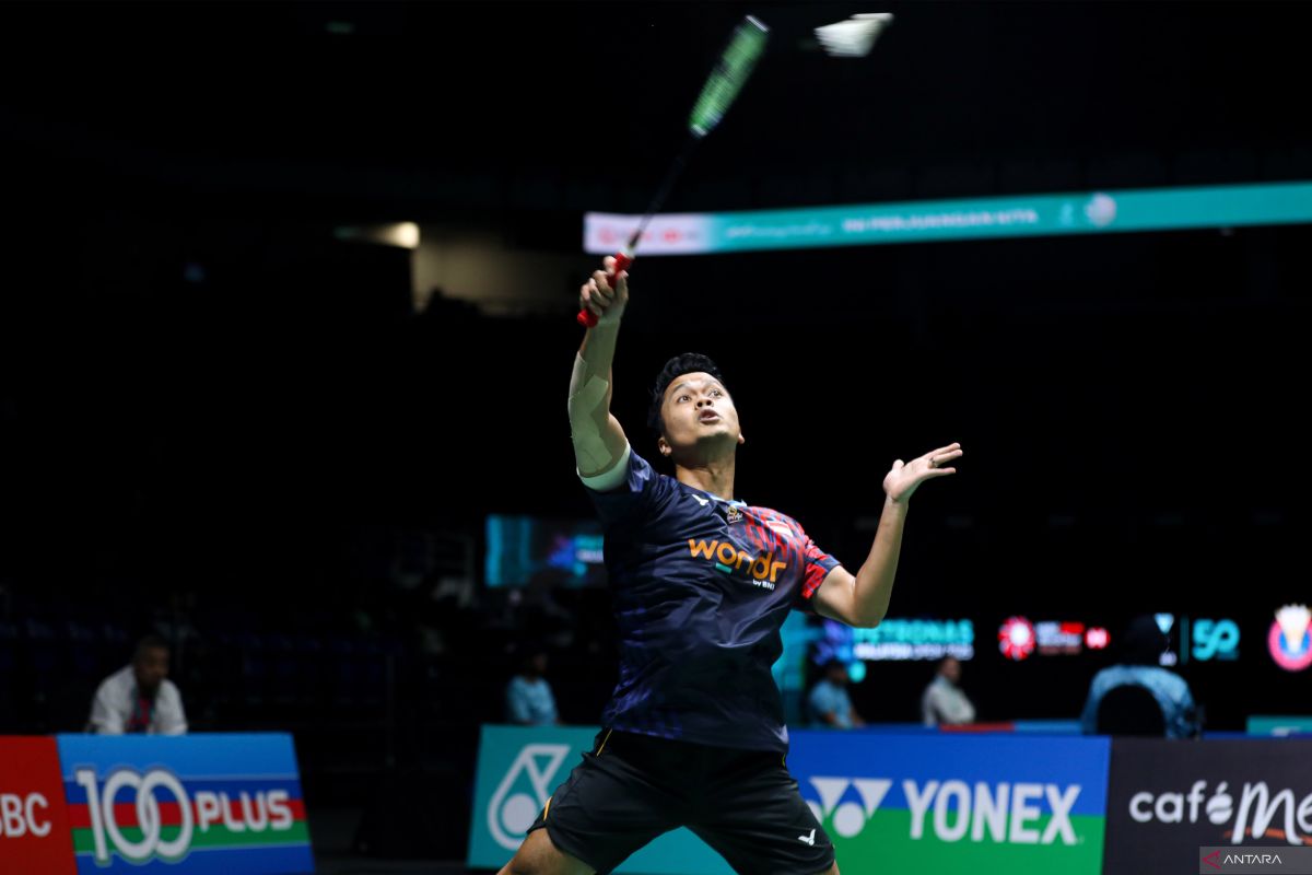 Malaysia Open: Anthony Ginting dikandaskan Kunlavut Vitidsarn di babak 16 besar