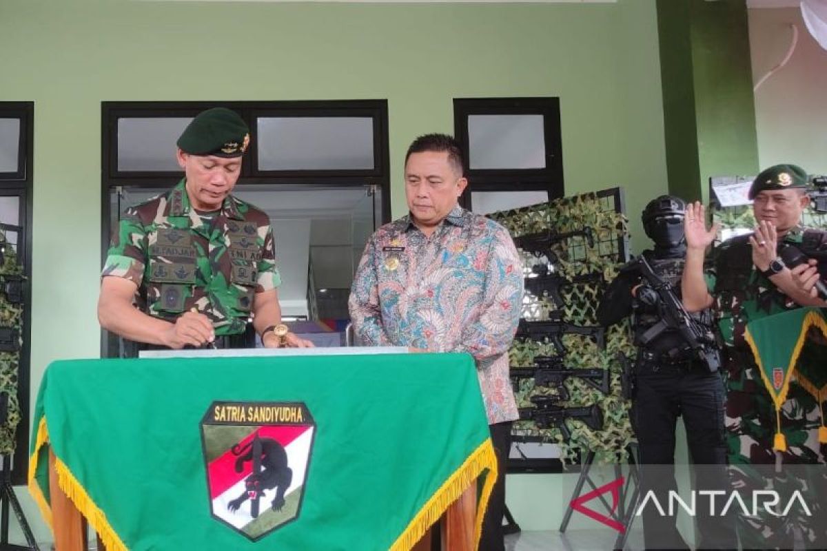 Panglima Kostrad meresmikan markas batalyon pengintai tempur di Bekasi