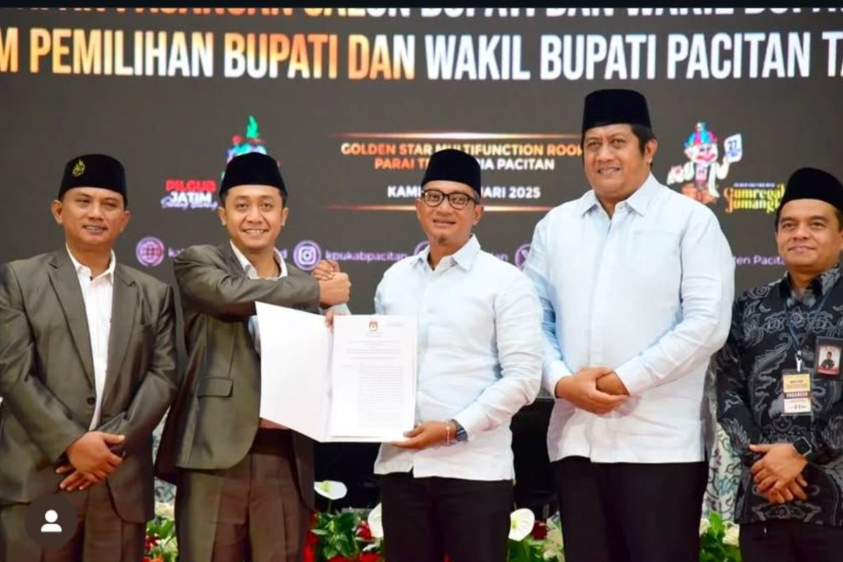 KPU tetapkan pasangan Bupati-Wakil Bupati terpilih Pacitan