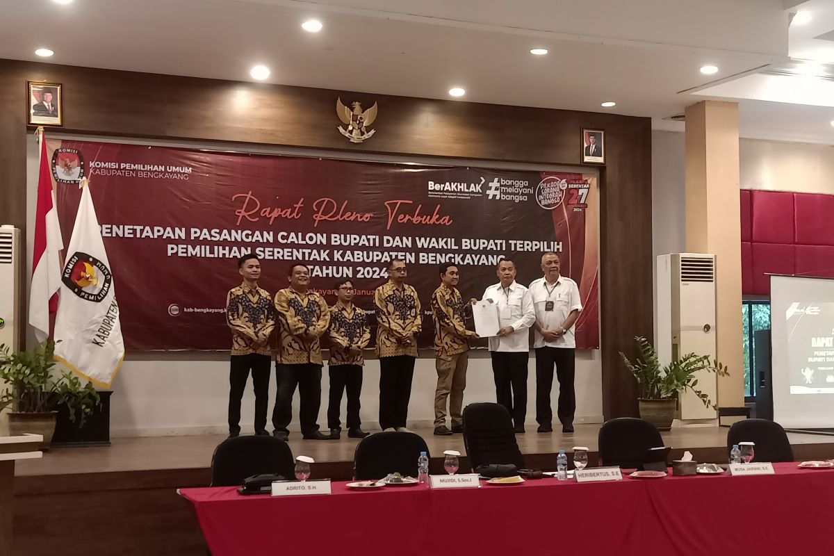 KPU tetapkan pemenang Pilkada Bengkayang tahun 2024