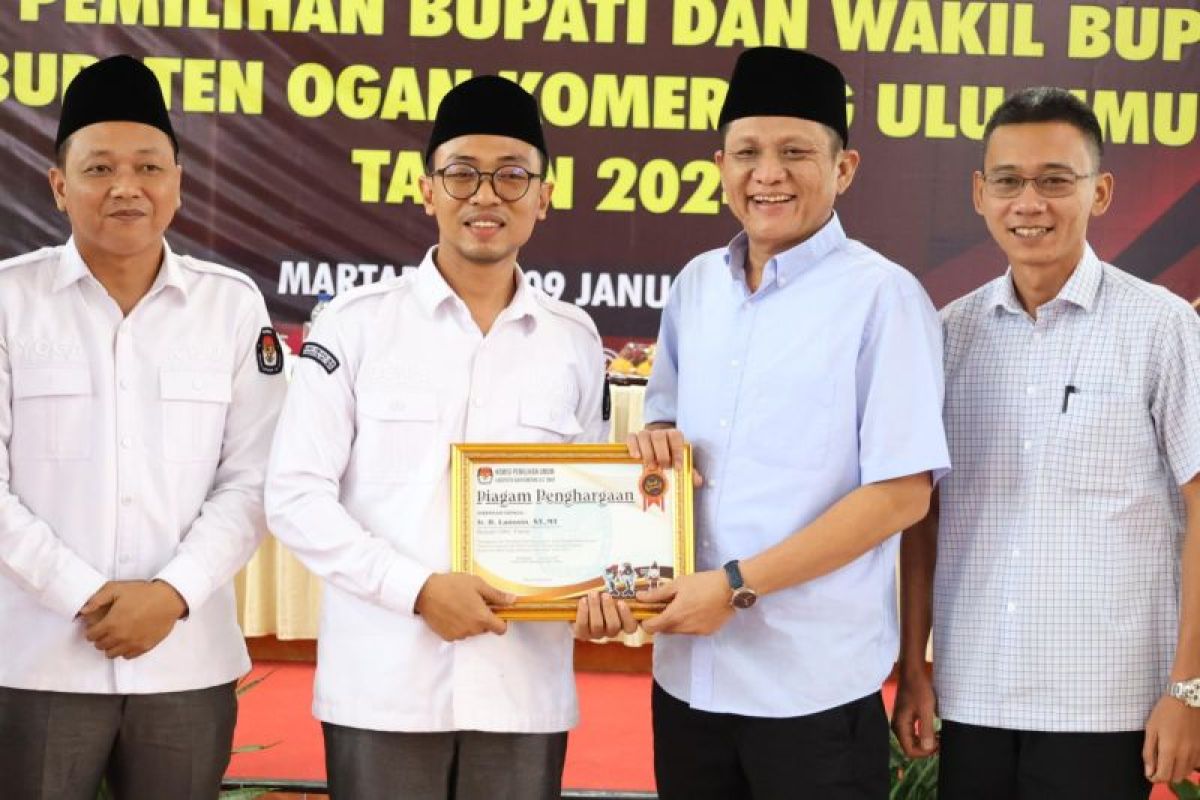 KPU OKU Timur tetapkan Lanosin-Adi pemenang  Pilkada 2024