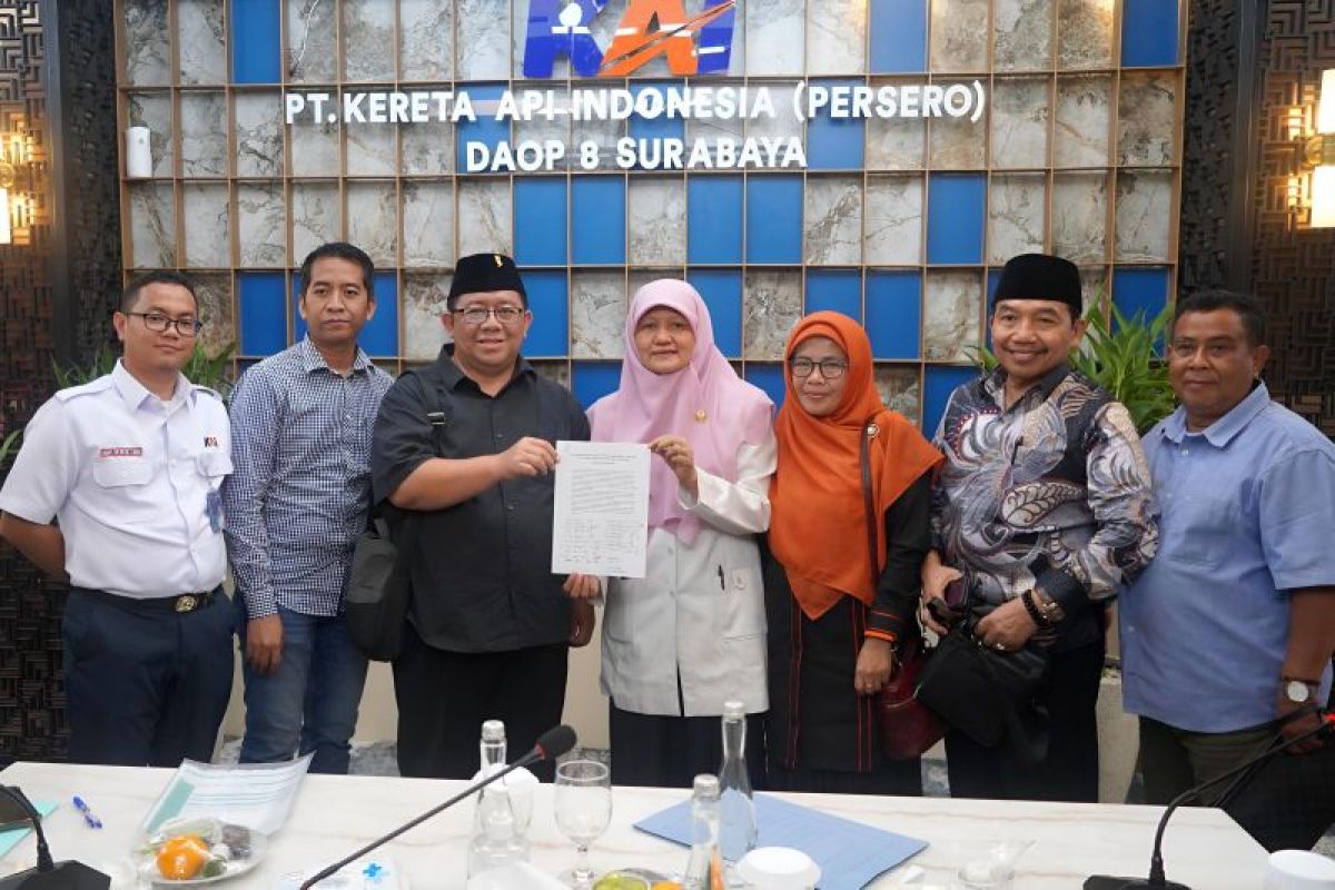 KAI Daop 8 Surabaya komitmen jaga dan pantau aset negara