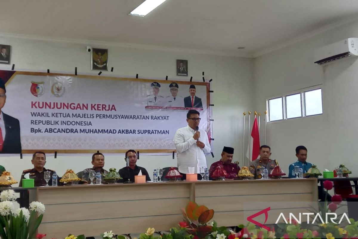 Wakil Ketua MPR pastikan pelaksanaan MGB di Sigi mulai 13 Januari 2025