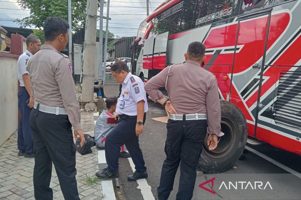 KNKT-Dishub periksa sistem rem bus alami kecelakaan di Batu