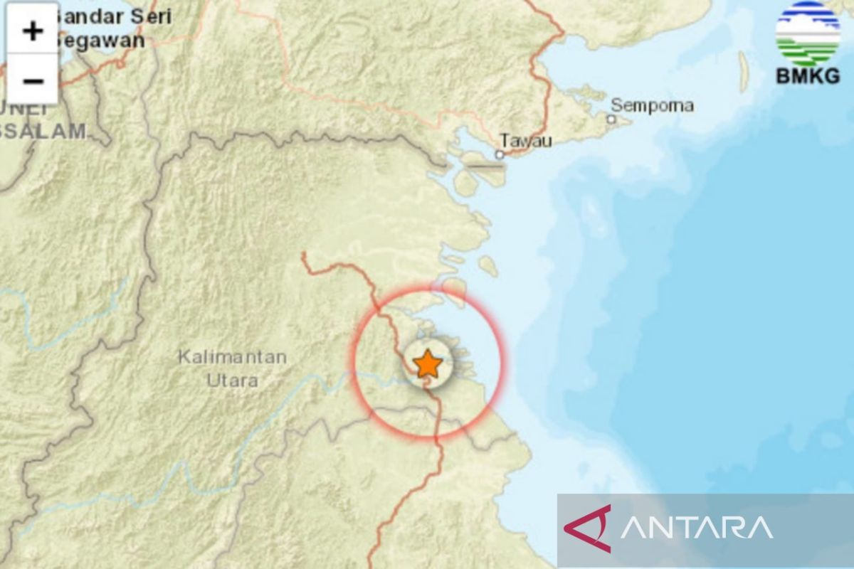 BMKG Balikpapan deteksi gempa magnitudo 3,5 guncang Tanjung Selor