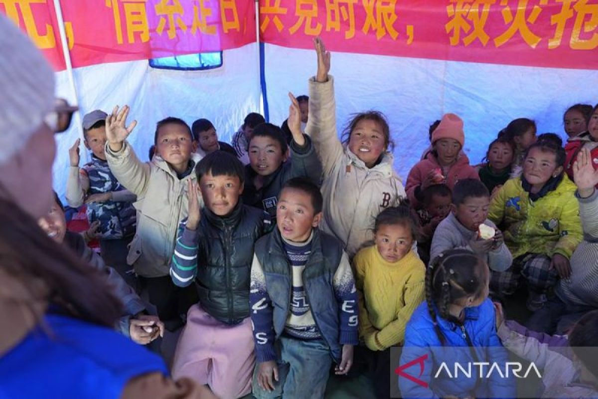 Proses pemukiman kembali pascagempa berjalan tertib di Xizang, China