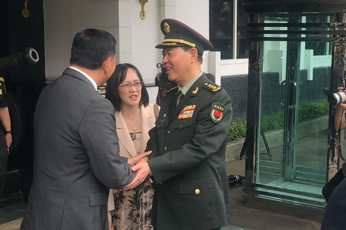 Menhan bahas rencana  latihan bersama antara TNI dan militer China