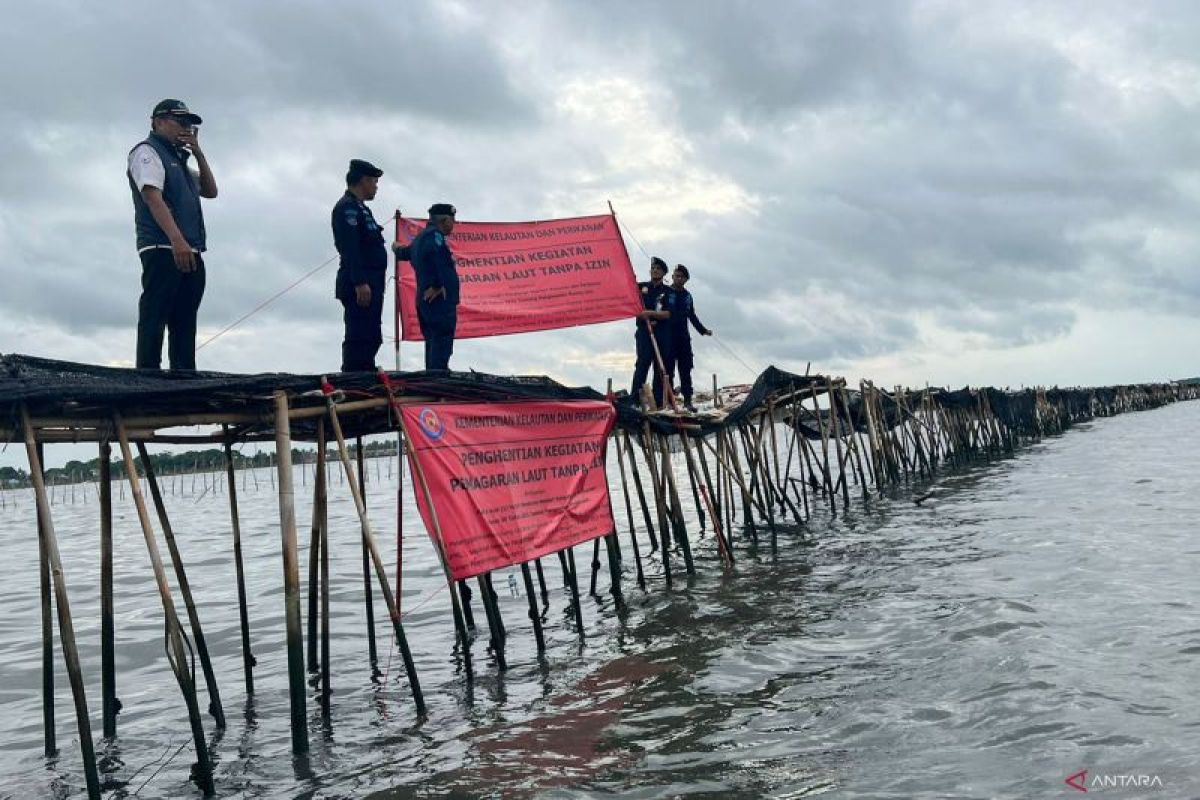 Korpolairud Polri: Belum ada laporan polisi soal pagar laut