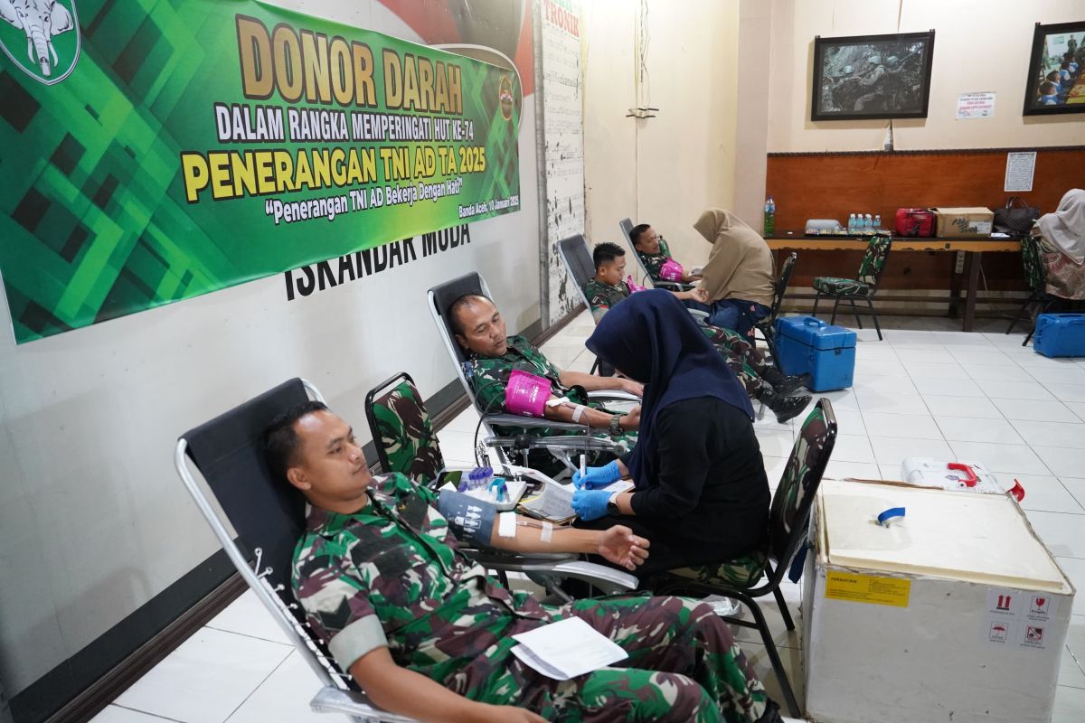 Pendam IM gelar donor darah peringati HUT penerangan