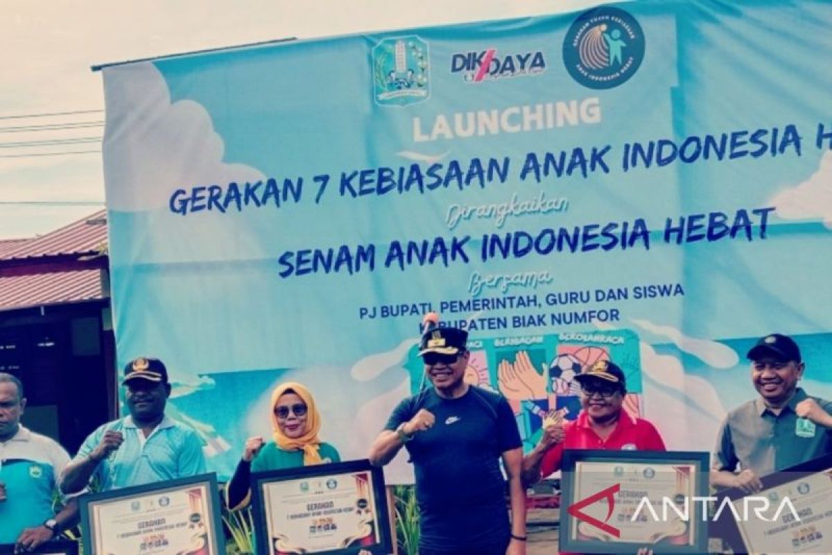 Pemkab Biak Numfor kenalkan kebiasaan tujuh anak Indonesia hebat