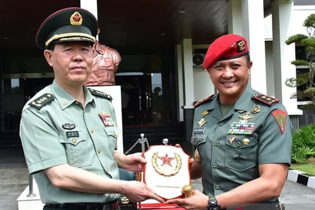 Danjen Kopassus terima kunjungan Kepala Staf Militer China