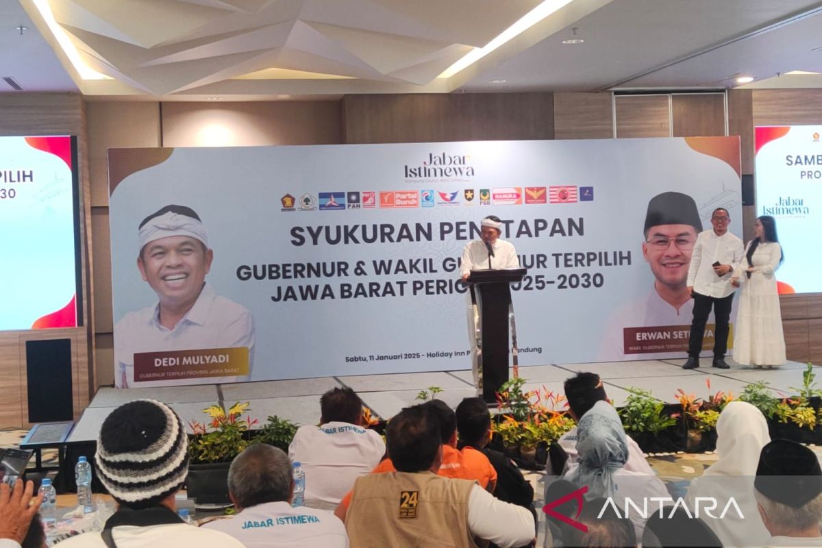 Dedi Mulyadi janji tidak akan bagi-bagikan  jabatan kepada relawan selama jadi gubernur