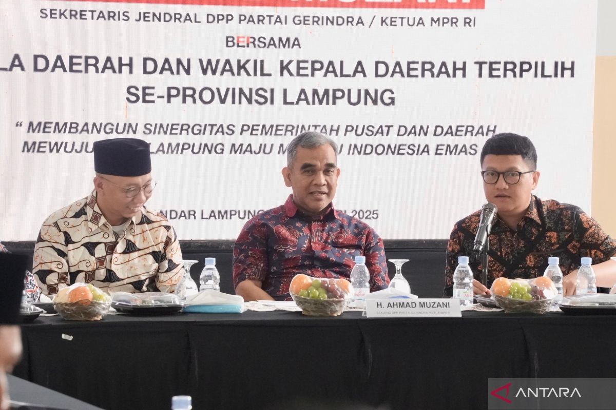 Ahmad Muzani imbau seluruh kepala daerah terpilih dari Gerindra tak korupsi