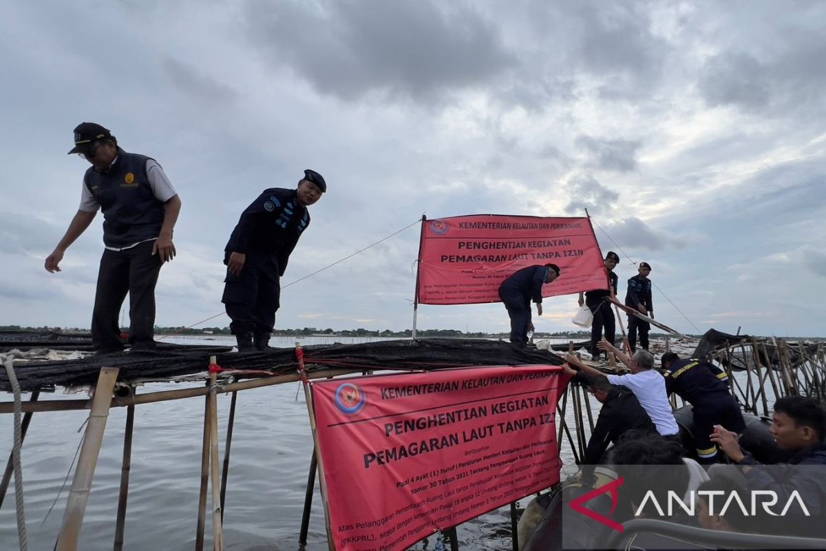 GMNI Tangerang desak pemerintah bongkar pagar laut di pantura Tangerang