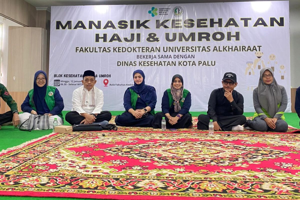 Fakultas Kedokteran Unisa Palu gelar manasik kesehatan haji dan umrah