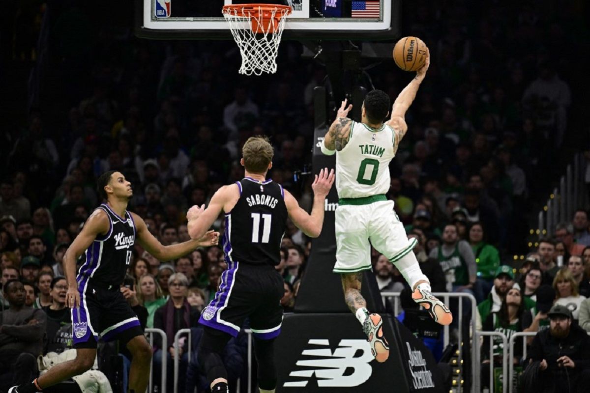 Jayson Tatum cetak 38 poin, Boston Celtics kalahkan Pelicans 120-119