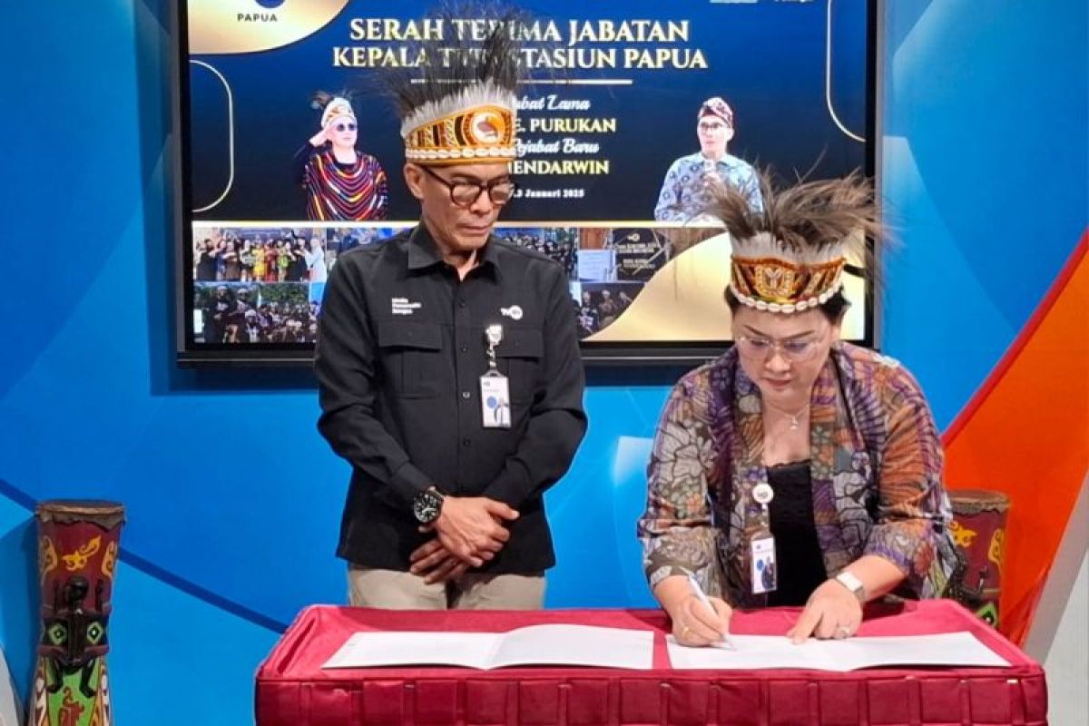 Erwin Hendarwin resmi jabat Kepala LPP TVRI Papua