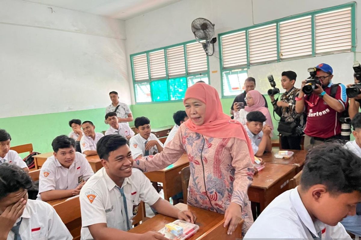 Khofifah berharap Program MBG dapat tingkatkan IQ anak Indonesia