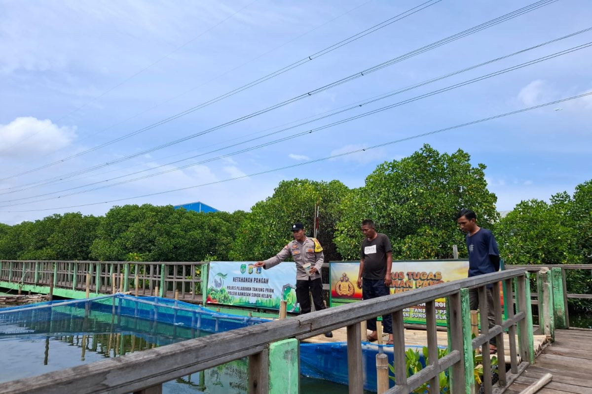 Polisi beri pendampingan petani tambak dukung ketahanan pangan