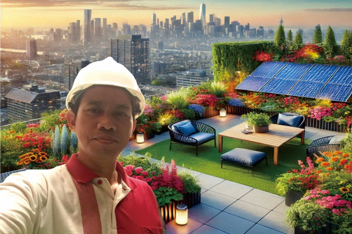 PV-Rooftop Garden, Simbol integrasi inovasi energi-air-lingkungan bersih dan berkelanjutan