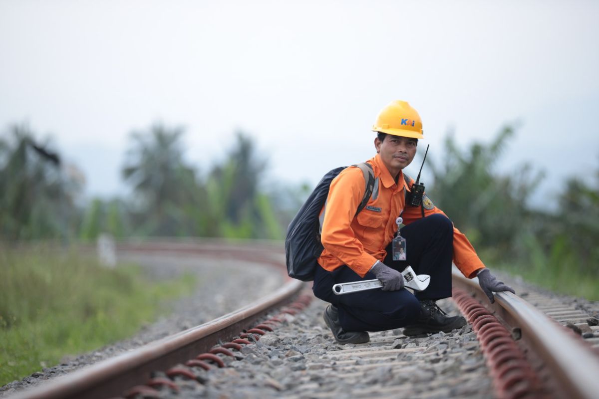 KAI ganti rel baru sepanjang 495.562 meter tingkatkan keselamatan