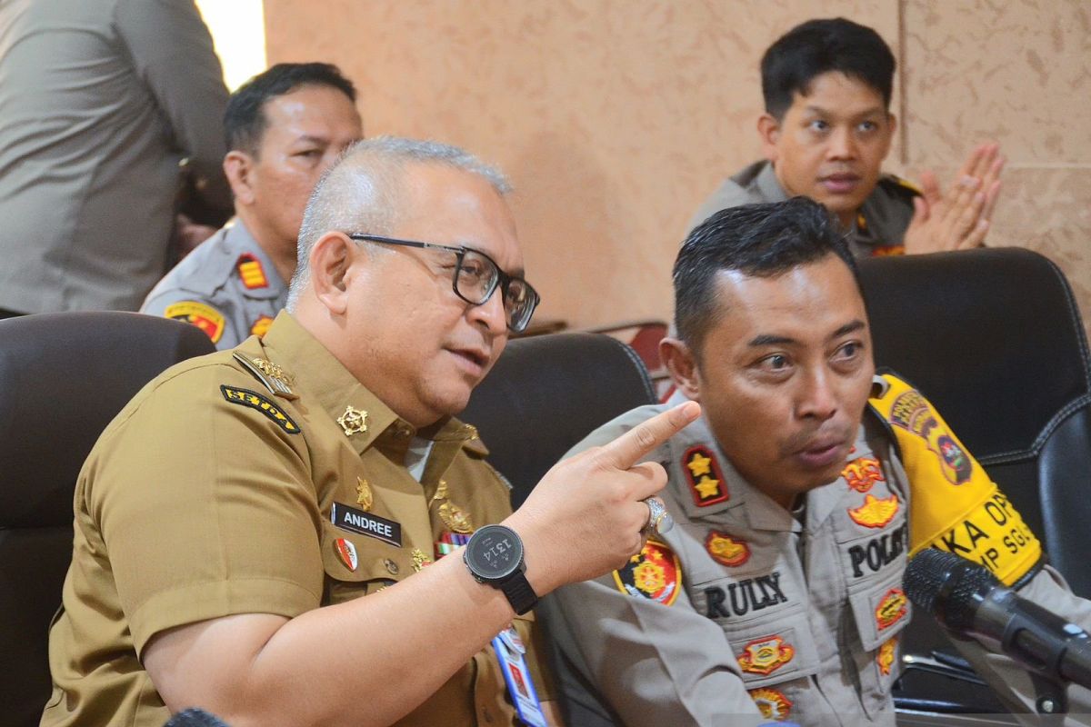 Pj Wako Andree Algamar dan Kapolresta Padang Ikuti Rakor Ketahanan Pangan Bersama Mentan RI